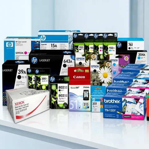 Cartouches et toners pour imprimantes professionnelles