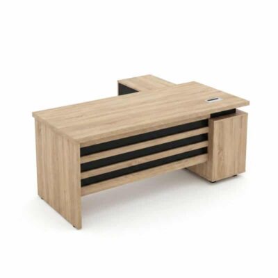 Bureau de Direction 180 × 80 × 75 cm avec Rangement Intégré