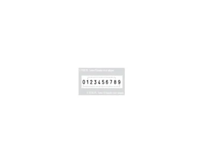 Numéroteur automatique Shiny Pro E-958/PL - 8 chiffres 56×33 mm