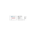 Dateur Trodat Métal Line 5430 - 41 x 24 mm - 2 lignes