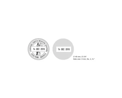Dateur Trodat Printy 46140 - Tampon rond personnalisable 45 mm