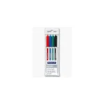 Pochette de 4 Rollers STAEDTLER Silverball encre liquide - 0.3 mm