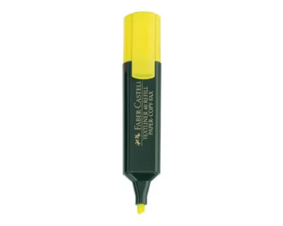 Pochette de 4 Surligneurs Faber-Castell Textliner - Encre Écologique Rechargeable