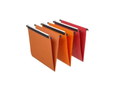 Lot de 25 Dossiers Suspendus Kraft Orange SICLA 330 - Archivage Armoire
