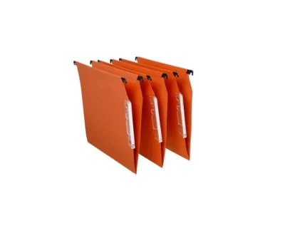 Lot de 25 Dossiers Suspendus Kraft Orange SICLA 330 - Archivage Armoire