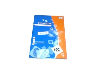 Étiquettes adhésives JKC 100 feuilles A4 - Usage mixte copieur, laser et jet d'encre