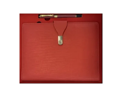 Coffret Agenda + Stylo 16 x 22 cm Couverture Rigide SimiliCuir - Ref. 1003-32
