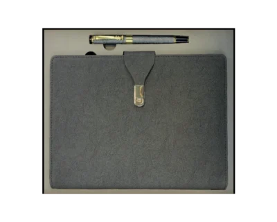 Coffret Agenda + Stylo 16 x 22 cm Couverture Rigide SimiliCuir - Ref. 1003-32
