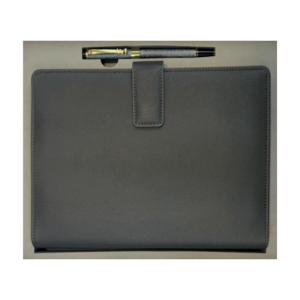 Coffret Agenda + Stylo 16x22 cm Couverture Rigide Simili Cuir