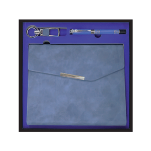 Agenda Professionnel 16x22 cm SimiliCuir avec Accessoires - Coffret Complet
