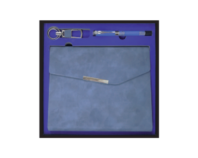 Agenda Professionnel 16x22 cm SimiliCuir avec Accessoires - Coffret Complet