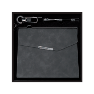 Agenda Professionnel 16x22 cm SimiliCuir avec Accessoires - Coffret Complet