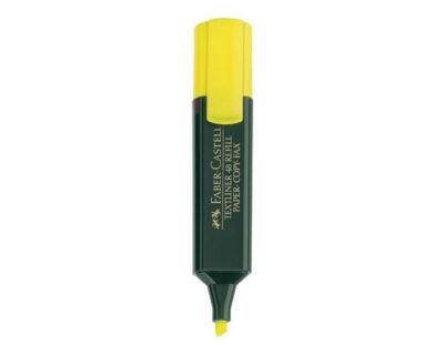 Pochette de 4 Surligneurs Faber-Castell Textliner - Encre Écologique Rechargeable