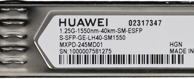 Module Transcepteur Optique Huawei eSFP Gigabit Monomode 1550nm 40km LC