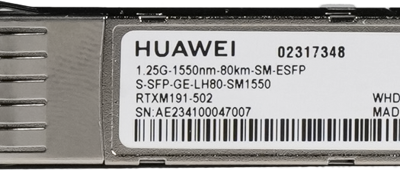 Module Transcepteur Optique Huawei eSFP Gigabit Monomode 1550nm 80km LC