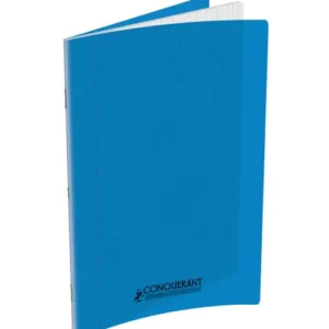 Cahier agrafe 240x320 polypro bleu 90g 48 pages