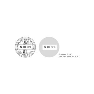 Dateur Trodat Printy 46140 - Tampon rond personnalisable 45 mm