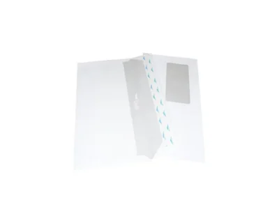 500 Enveloppes américaines YENER 115x230 mm 90g/m² avec fenêtre auto-adhésives