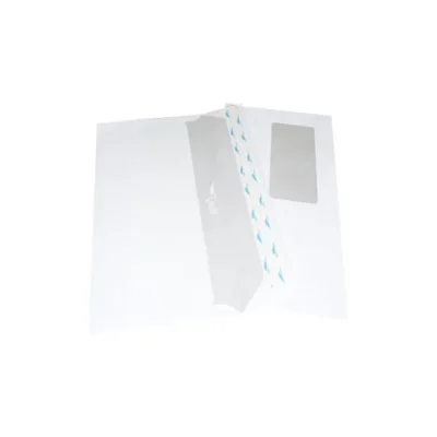 500 Enveloppes américaines YENER 115x230 mm 90g/m² avec fenêtre auto-adhésives
