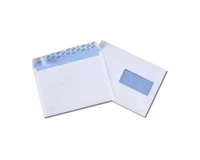 500 Enveloppes Blanches GPV 110 x 220 mm 90g/m² avec Fenêtre - Format DL