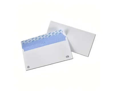 500 Enveloppes Blanches GPV 110 x 220 mm DL 80g/m² Sans Fenêtre