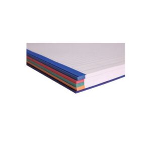 Lot de 5 cahiers à spirales Bind'O Block 240 pages perforés 4 trous 22,5x29,7cm
