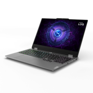 Laptop Lenovo LOQ 15IRX9 15,6'' i5-13450HX 16Go 512Go SSD GC RTX3050 6GB Win 11H Gris 24M