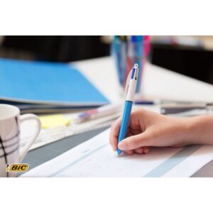 Stylo bille Bic 4 couleurs Original rétractable pointe moyenne 1 mm