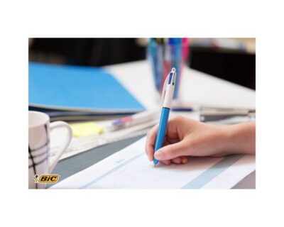 Stylo bille Bic 4 couleurs Original rétractable pointe moyenne 1 mm