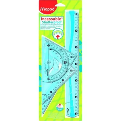 Kit de Traçage 30 cm 4 Pcs Incassable-Flex en Blist Réf 2443