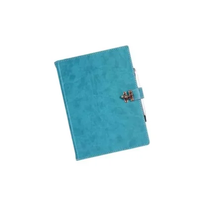 Agenda journalier spiralé avec fermoir 90g/m² 16,5 x 23,5 cm