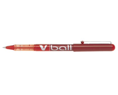 Boîte de 12 Rollers V-Ball 0,5 Encre Liquide - Pointe Fine - 7 Coloris