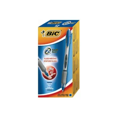 Boîte de 12 Rollers BIC Z4® pointe aiguille 0.5mm - Encre liquide