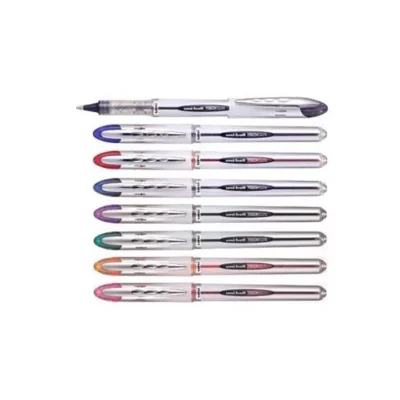 Boîte de 12 Rollers Uni-Ball Vision Elite 0.8mm - Encre Liquide Résistante