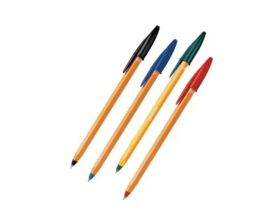 Boîte de 20 stylos Bille BIC Orange fine - Pointe 0.2 mm