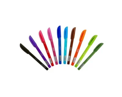 Boîte de 50 stylos à bille ACCORD pointe médium 1 mm - 10 coloris