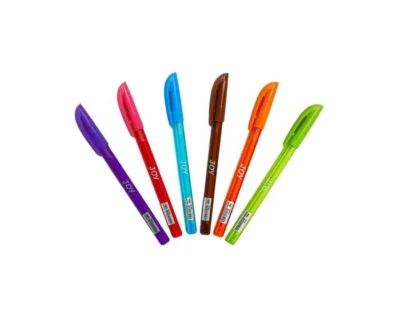 Boîte de 50 Stylos à Bille JOY ACCORD 1MM Pointe Médium Assortis