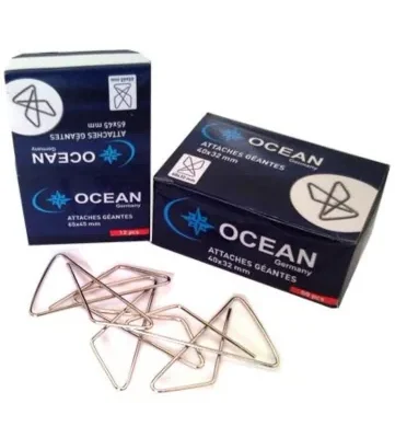 BOITE DE 50 ATTACHES GÉANTES OCEAN 40X32 MM
