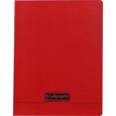 Cahier Piqué 8000 POLYPRO ROUGE