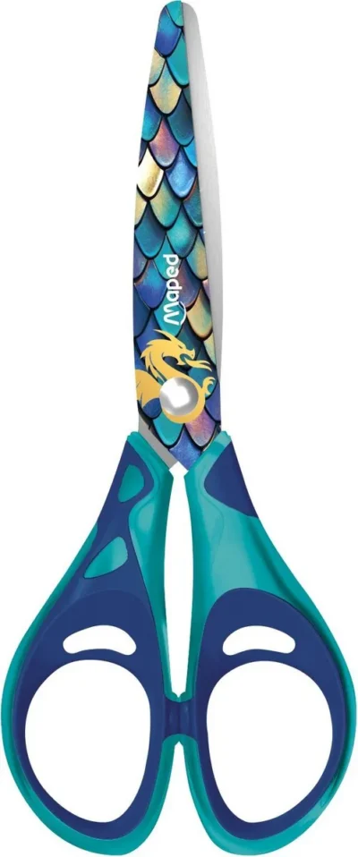 Ciseaux Dragon securité embout rond 13 cm Prés de 24 Réf:464 ciseaux maped 13 cm Dragon sécurité embout rond - Ciseaux Dragon sécurité embout rond 13 cm
