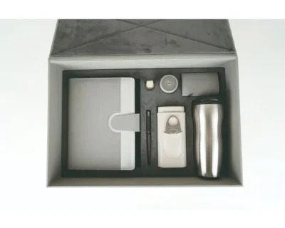 Coffret Agenda Premium VIP 16×22 cm Similicuir avec Accessoires Professionnels