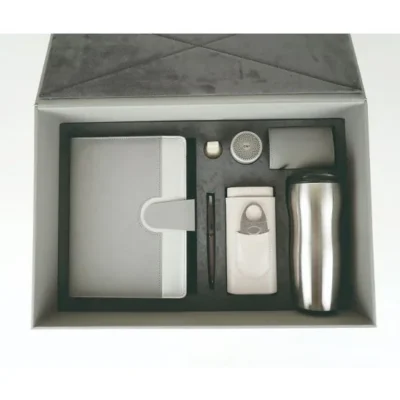 Coffret Agenda Premium VIP 16×22 cm Similicuir avec Accessoires Professionnels