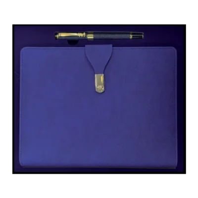 Coffret Agenda + Stylo 16 x 22 cm Couverture Rigide SimiliCuir - Ref. 1003-32