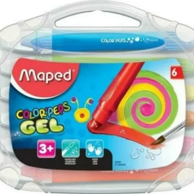 Crayons couleur color'peps bte plastique de 6 ref 836306