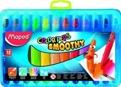 Crayons gel Smoothy boite de 12 Réf 836112