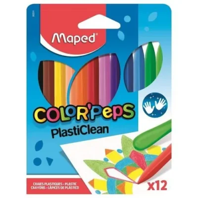 Crayons plastique en Bte de 12 Réf 862011 Maped