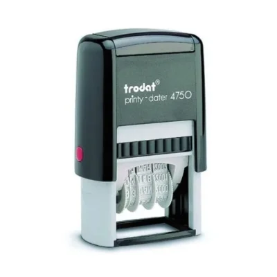 Dateur Printy TRODAT 4750 + 2 Lignes - Plaque 41x24 mm