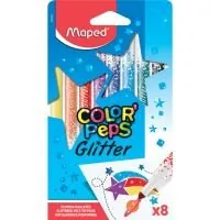 Feutre Glitter pailleté en Blist de 8 Réf 845808 Maped Feutre Maped Blist de 8