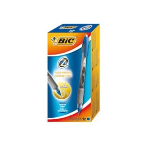 Boîte de 12 Rollers BIC Z4® encre liquide 0,7 mm - 3 coloris