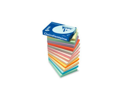 Lot de 5 Ramettes Papier Couleur Fluo TROPHÉE A4 80g - Vert ou Orange